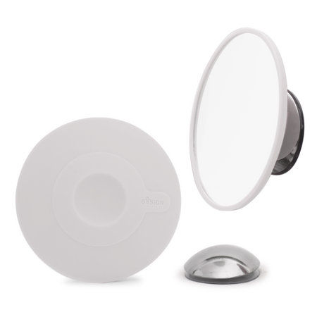 Magnetisch make-up spiegel met zuignap en magneetbevestiging voor spiegel.