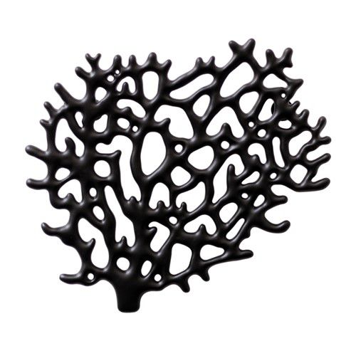 Zwarte sieradenhouder in koraalvorm van Bosign