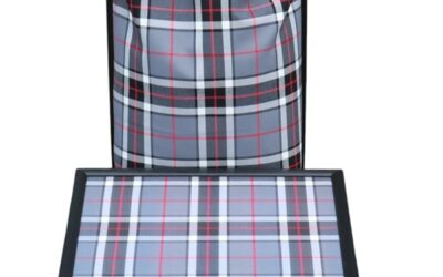 Laptray dubbele Thomson grijze Schotse ruit