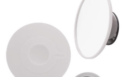 Make-Up + scheerspiegel 5x vergrotend met magneet – wit