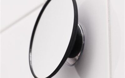 Make-Up + scheerspiegel 10x vergrotend met magneet – zwart